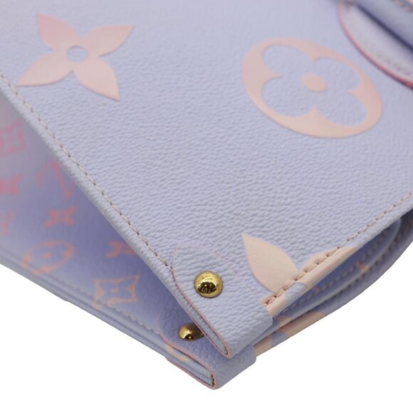 Louis Vuitton Onthego GM Monogram Giant Canvas Tote Bag Sunrise Pastel - Picture 6 of 13